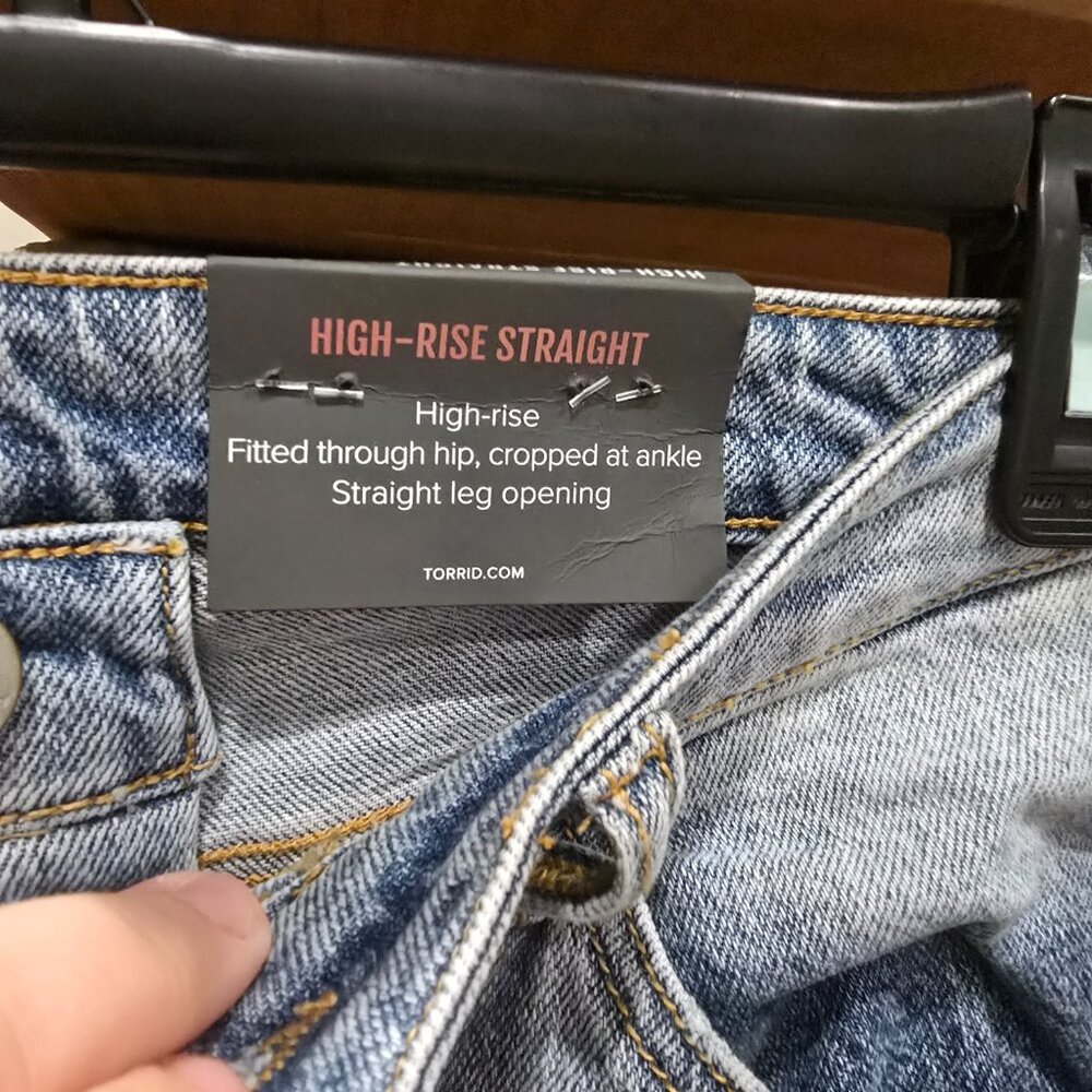Torrid High Rise Straight Jeans | size 10 R - Picture 6 of 10